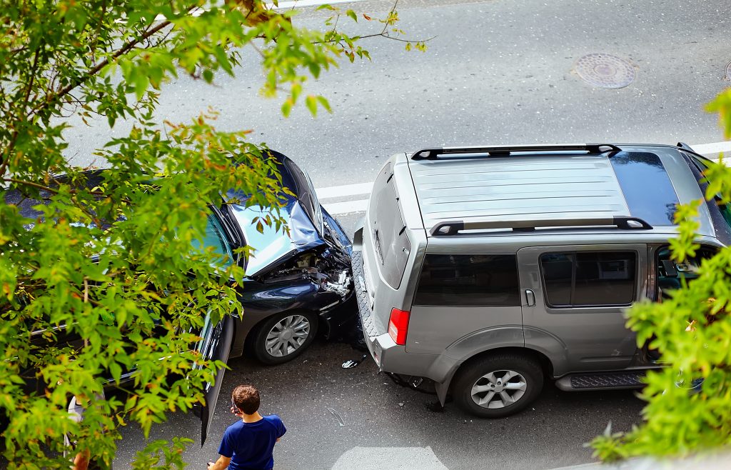 trajet voiture accident